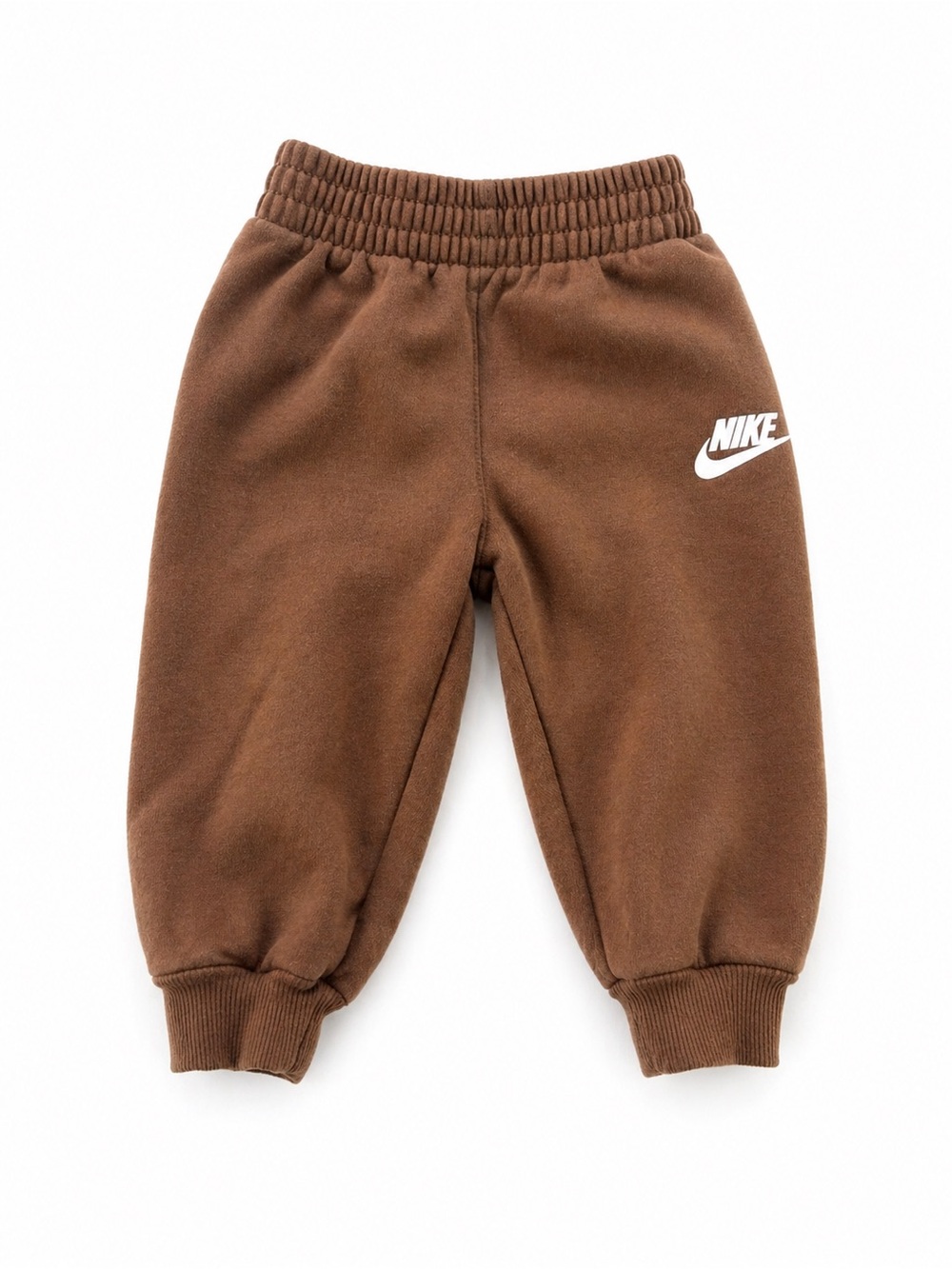 Nike Toddler Joggers 18M Brown Sweatpants Swoosh Logo